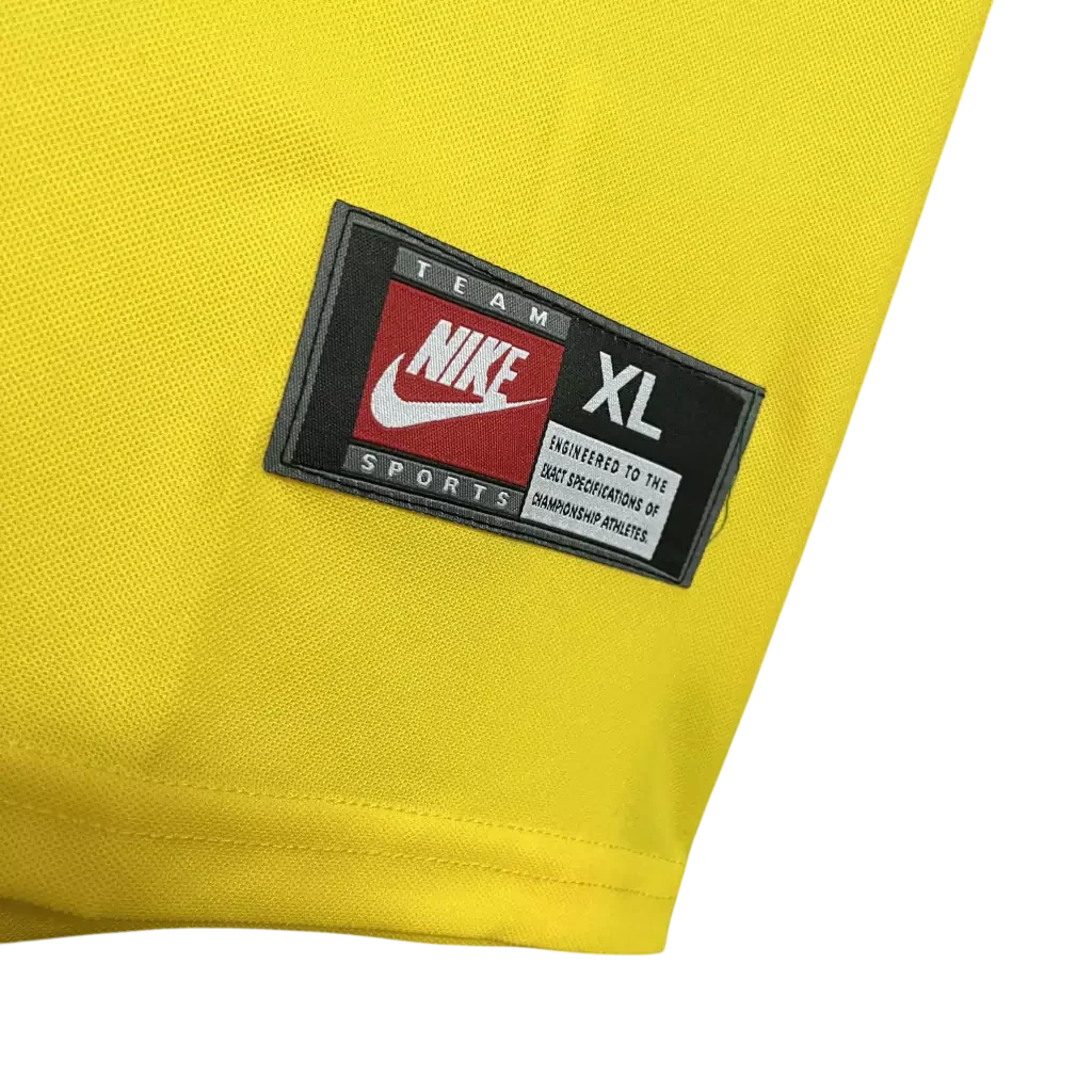 Camisa Seleção Brasileira Retrô Home 1998 Torcedor Nike Masculina - Amarelo
