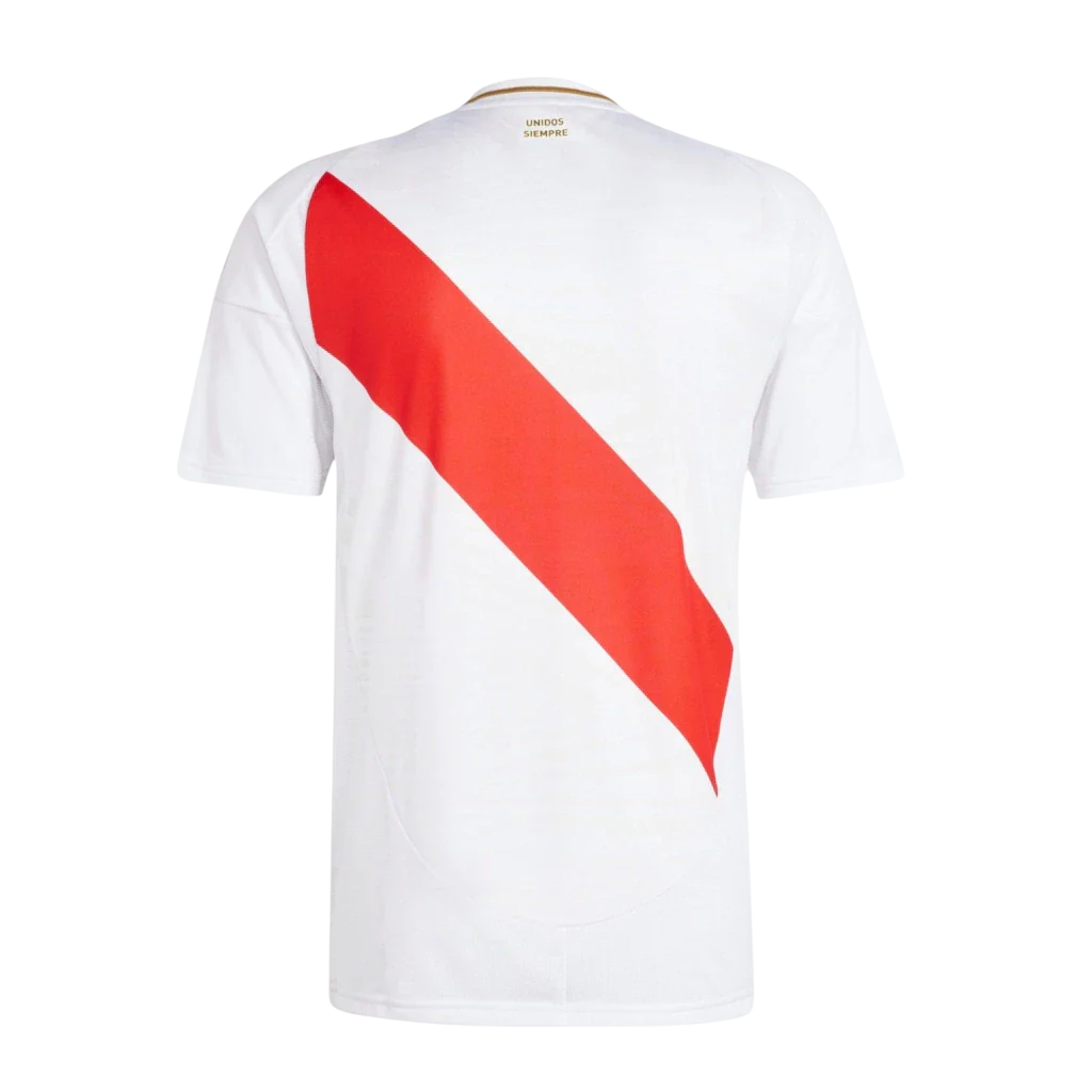 Camisa Seleção Peru Home Copa América 24/25 - Torcedor Adidas Masculino - Dourado