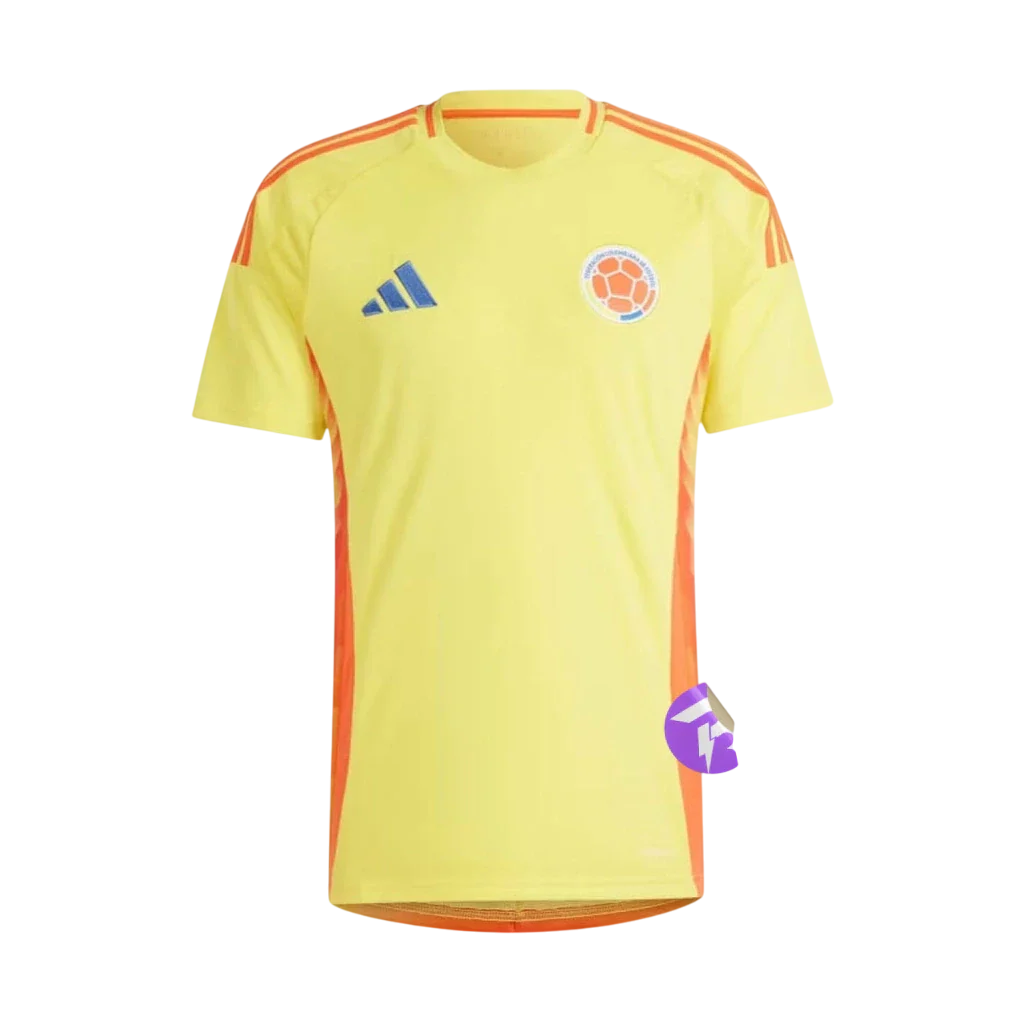 Camisa Colômbia Home Copa América 24/25 - Torcedor Adidas Masculino - Amarelo