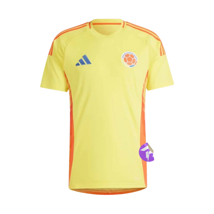 Camisa Colômbia Home Copa América 24/25 - Torcedor Adidas Masculino - Amarelo