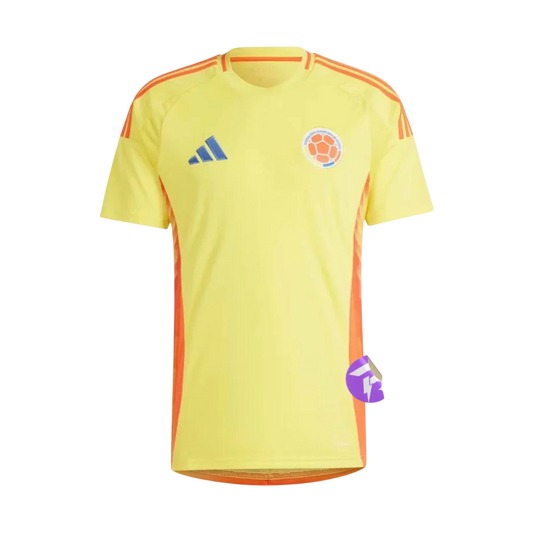 Camisa Colômbia Home Copa América 24/25 - Torcedor Adidas Masculino - Amarelo