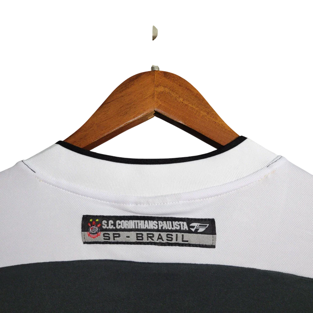 Camisa Timão Mundial Retrô 2000 Torcedor Masculina - Preto