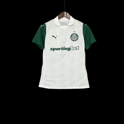 Camisa Palmeiras Away 2025/26 - Feminina Puma - Branco e verde