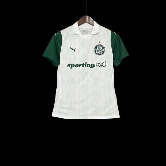 Camisa Palmeiras Away 2025/26 - Feminina Puma - Branco e verde