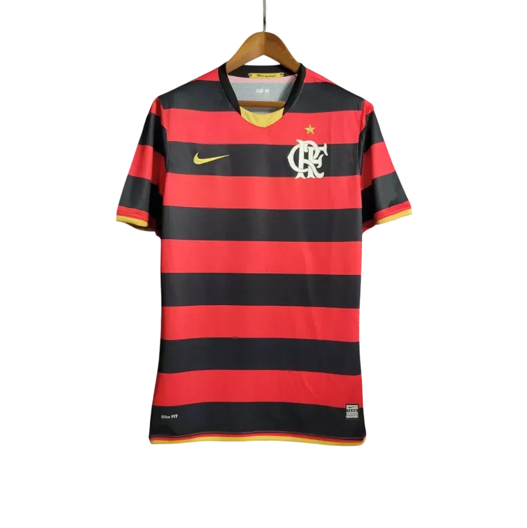 Camisa Flamengo Retrô 2008/09 Torcedor Nike Masculina - Vermelho
