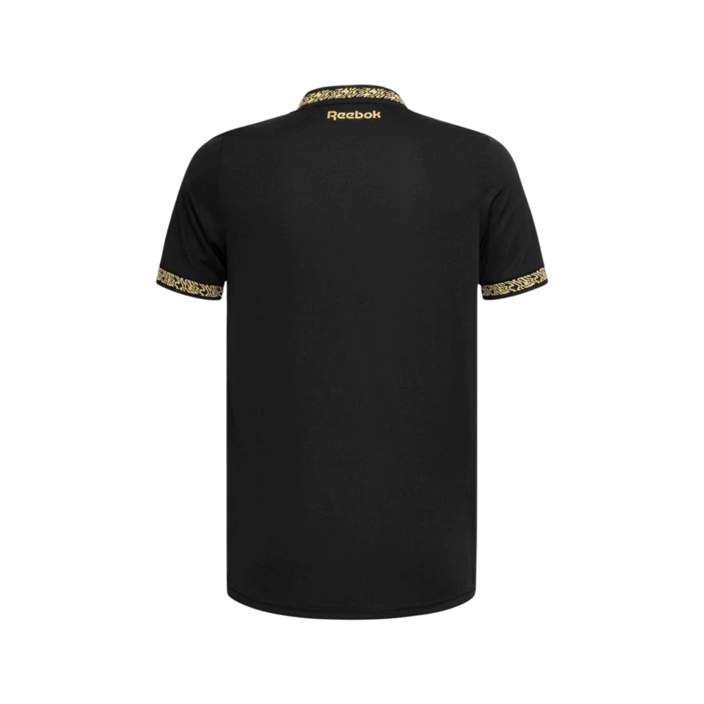 Camisa Botafogo Away 2024/25 - Torcedor Reebok Masculino - Preto e Dourado