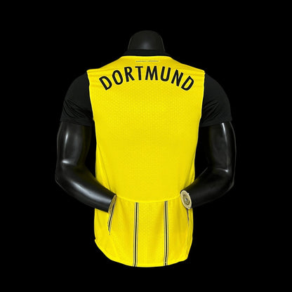 Camisa Borussia Dortmund 2024/25 - Jogador Puma Masculina - Amarelo e Preto