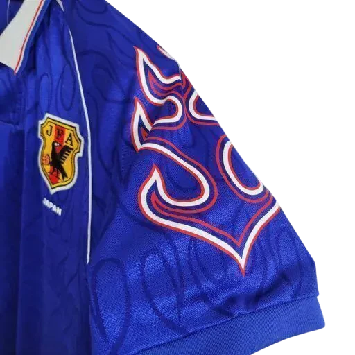 Camisa Japão Retrô 1998/99 Torcedor Asics Masculina - Azul Fogo