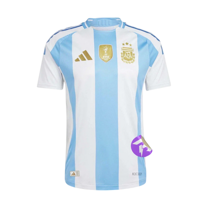 Camisa Seleção Argentina Copa América Home 24/25 - Torcedor Adidas Masculino - Azul e Branco