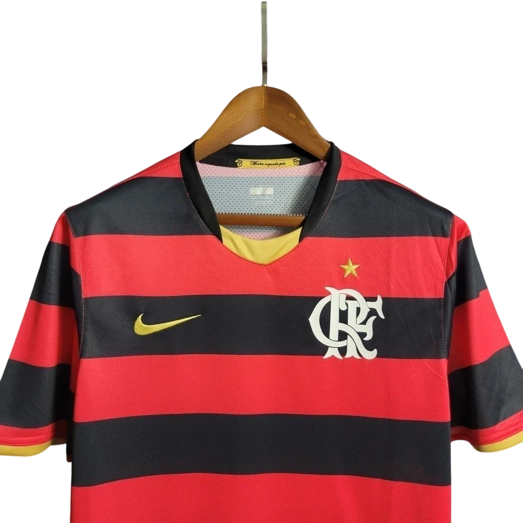 Camisa Flamengo Retrô 2008/09 Torcedor Nike Masculina - Vermelho