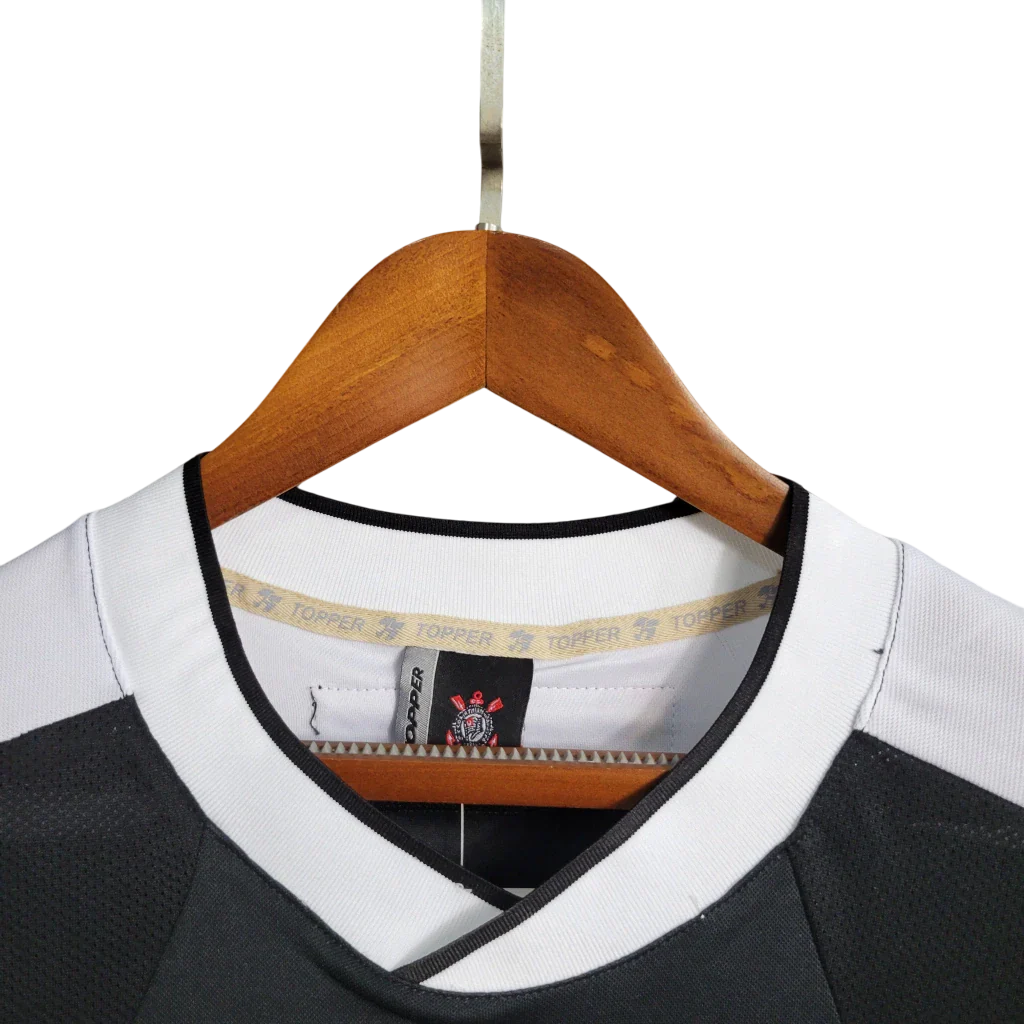 Camisa Timão Mundial Retrô 2000 Torcedor Masculina - Preto