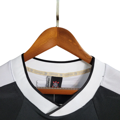 Camisa Timão Mundial Retrô 2000 Torcedor Masculina - Preto