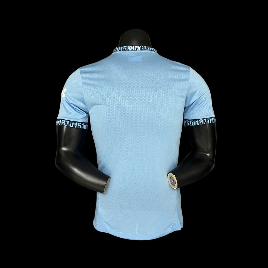 Camisa Manchester City Home 2024/25 - Jogador Puma Masculina - Azul
