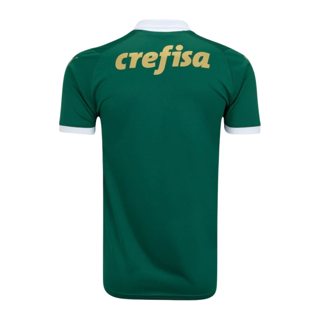 Camisa Palmeiras I Home 2024/25 Torcedor Puma Masculino - Verde e Dourado