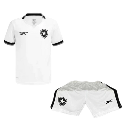 Conjunto Infantil Botafogo Third 24/25 Reebok - Branco