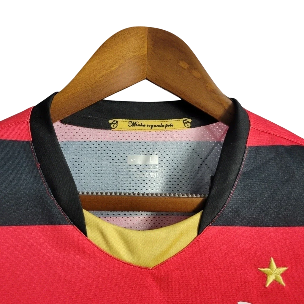 Camisa Flamengo Retrô 2008/09 Torcedor Nike Masculina - Vermelho