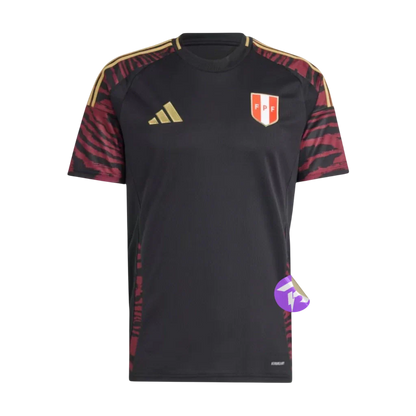 Camisa Seleção Peru Away Copa América 24/25 - Torcedor Adidas Masculino - Preto
