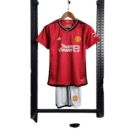 Conjunto Infantil Manchester United Home 23/24