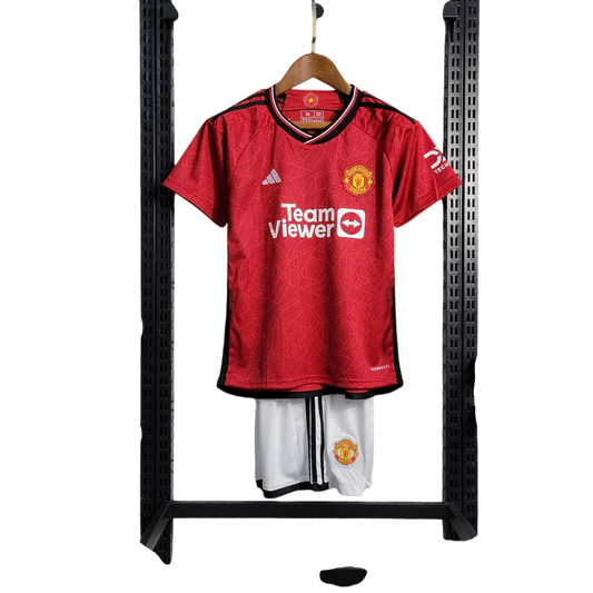 Conjunto Infantil Manchester United Home 23/24