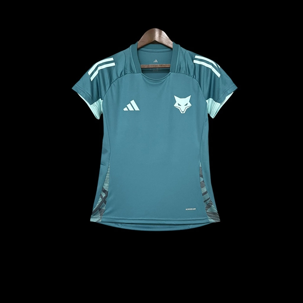 Camisa Cruzeiro Treino 2025/26 - Feminina Adidas - Azul
