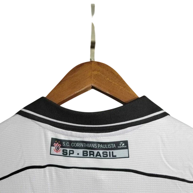 Camisa Timão Home Retrô 1999 Torcedor Masculina Topper - Branco