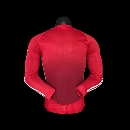 Camisa Manchester United Home 2024/25 Jogador Adidas Masculino - Manga Longa