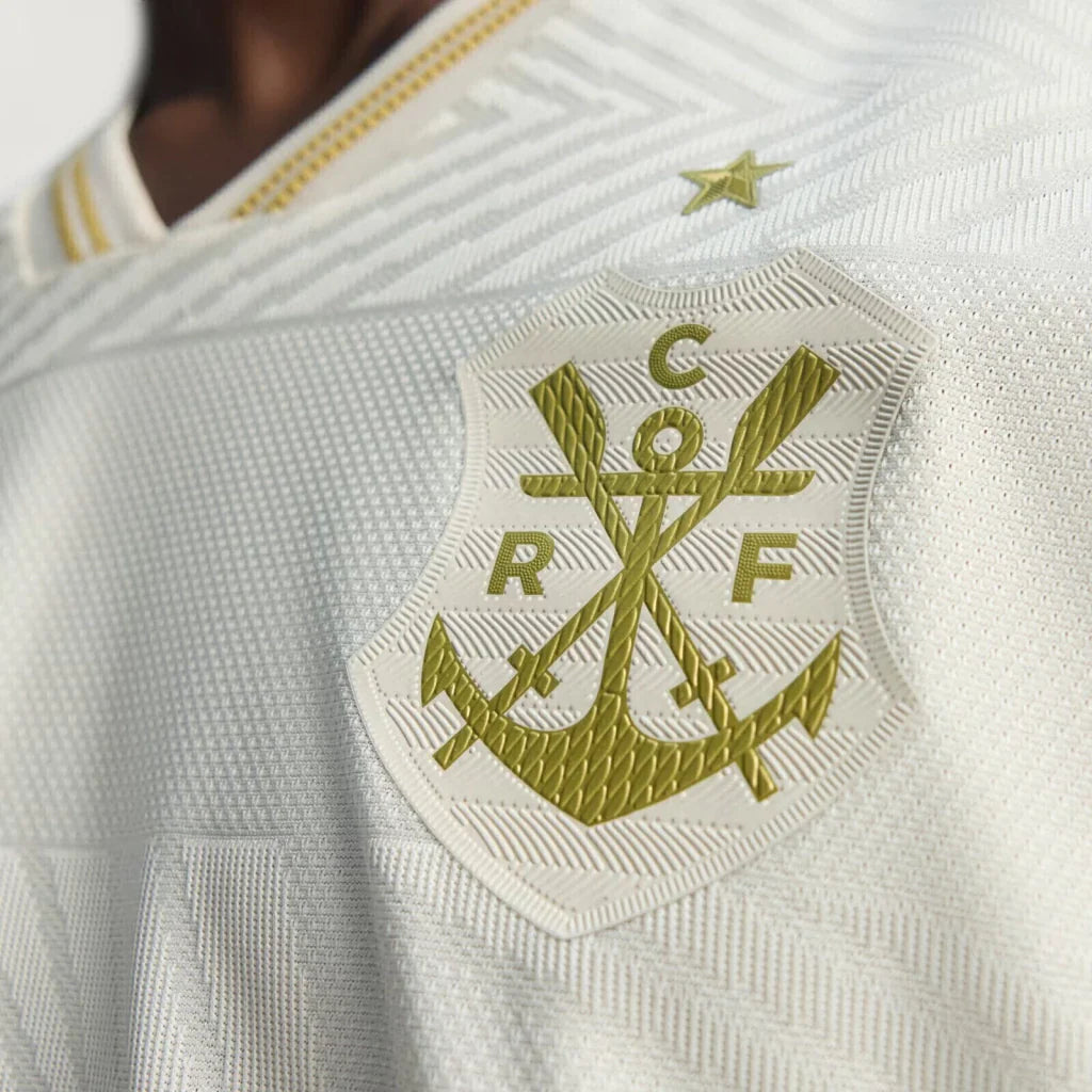 Camisa Flamengo Third C/ Patrocínios 2025/26 Versão Jogador Adidas Masculino - Bege