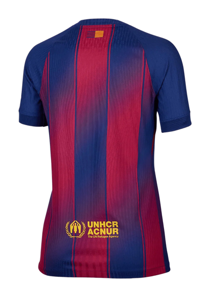 Camisa Barcelona Home Feminina 2025/26- Torcedor Nike Feminina - Azul Grená