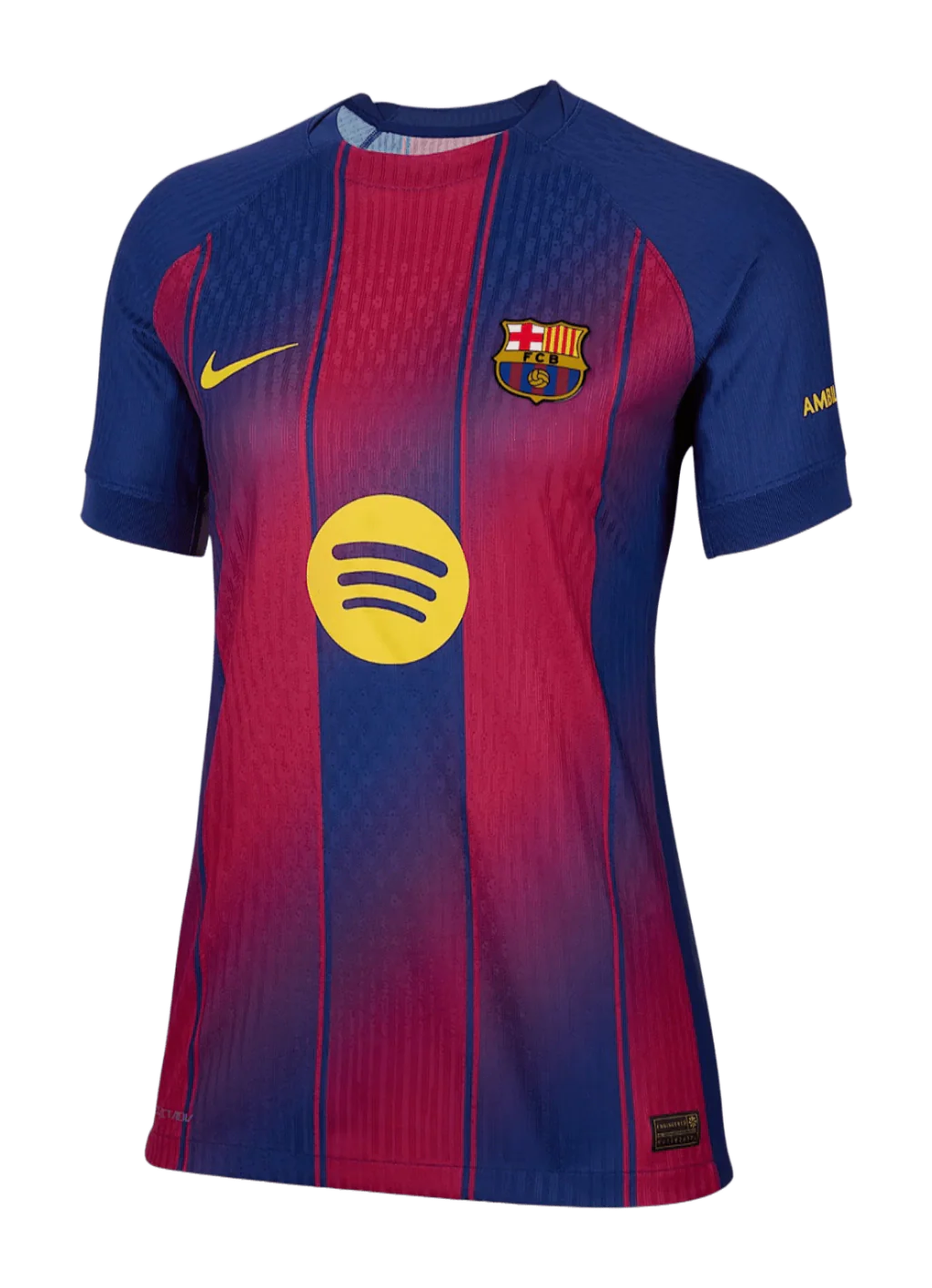 Camisa Barcelona Home Feminina 2025/26- Torcedor Nike Feminina - Azul Grená