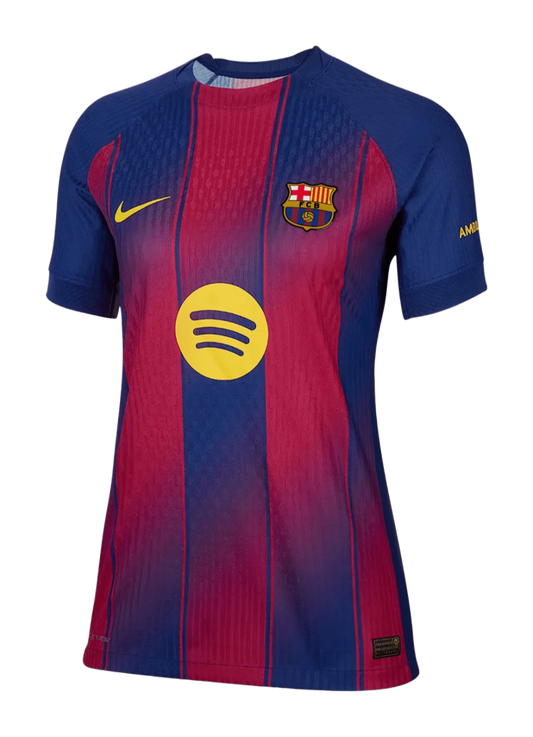 Camisa Barcelona Home Feminina 2025/26- Torcedor Nike Feminina - Azul Grená